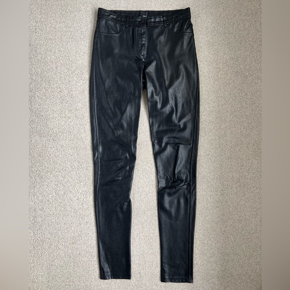 Wilfred Free black faux leather pants - Picture 1 of 3